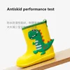 Rain Boots Kids Rain Boots Cartoon Unicorn Baby Boys Girls Rainboots Outdoor Water Shoes Waterproof Rubber Rain Shoes Children Muck Boots 230804