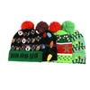 Weihnachtsdekorationen LED-Hüte Beanie-Pullover Santa Light Up Gestrickte Wintermütze für Kinder Adt Party Warmer Cap Drop Lieferung Home Garde Dh8Pv