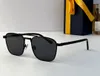 Luxusgläser Herren Rechteckige Sonnenbrille Designer Sonnenbrille Adel Frauen runde Quadratlinsen Doppel Nase Metall Rahmen Hochwertige Brillen Unisex Sonnenbrille