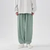 Herenbroek Oversized Wijde Pijpen Mannen Groen Blauw Wit Baggy Casual Streetwear Koreaanse Losse Rechte Heren Broek S-3XL