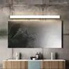 Lampa ścienna LED Vanity Lustro w łazience przednie pączoły stal nierdzewna Aluminiun Aluminiun akrylowa sypialnia szafka salonu