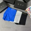 Designer Luxury ggity Mens Classic Underwear Solid Color Boxer Pants Cotton Breathable Comfortable Underpants Three Piece With Box 08042