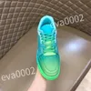 2023 nieuwe Luxe Designer Mannen Wedge Zool Kalfsleer Platform Schoenen Rubber Sneakers Mode Toevallige Schoen Blok Fluorescerend Wit Sneakers rd0632