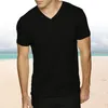 Camisetas masculinas para homens altas a granel lisas moda primavera e verão casual manga curta rodada camisa de manga comprida grossa