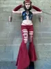 Pantaloni da donna Gothic Hollow Out Punk Bandage Flare Women Sexy Y 2k Vintage Draw Rope Cargo Pantaloni One Piece