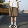 Męskie szorty miasto chłopiec moda lato solidny kolor prosto krótkie spodnie uliczne gym hombre y2k bermuda masculina