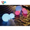 60/80/100cm low-cost PVC floating helium inflatable Led ball/inflatable Zygote ball with Led light