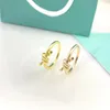 Designer ring for women Classic Brand New Tie Female T Home Plating 18k Rose Gold Twisted Rope Ring classic jewelry wedding wholesaleO8AQ