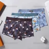 2024 Designer Louiseitys Mens Underwear Classic pantaloni a colori solidi pantaloni in cotone trasparente mutande comode tre pezzi con scatola 08041