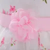 女の子のドレス夏の子供ドレス女の子の服の花の花の女の子ドレスピンクの誕生日プリンセスドレスパーティーウェディングドレス2 3年230804