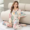 Dames Nachtkleding Herfst Winter Nachtkleding Kawaii Pyjama Sets Meisjes Pyjama Loungewear Pijama Mujer Homewear