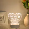 Tablero de notas, luz de noche Led creativa, tablero de mensajes USB, luz de vacaciones con bolígrafo, regalos para niños, decoración de novia, lámpara de noche