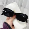 Óculos de Sol Oval Candy Color Clássico Preto Óculos de Personalidade Moda Masculino Mulher Condução de Carro Homem 2023 Óculos