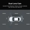 DVR de voiture Nouveau 4 pouces Double lentille tactile Rétroviseur Dash Cam 1080P Starlight Night Vision WDR GSensor Enregistreur de voiture Stream Media Car DVR x0804 x0804