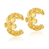 earrings designer for women new product creative small fresh flower design ear bone clip opening fashionable high-end sense light luxury ear clip size