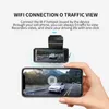 Voiture DVRs Dash Cam Voiture DVR 24H HD 1440P Dash Caméra Double Objectif Enregistreur Vidéo 1440P Black Box Cycle Dashcam Miroir Conduite Enregistreur x0804 x0804