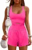 Brautjungfernkleid, Damen, Lauf-Einteiler, Workout-Strampler, einteilige Outfits, Übungs-Overalls, Fitnessstudio, Yoga-Kleidung