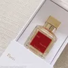 Zapach oud satynowy nastrój maison perfume bacarat rouge 540 Extrait Eau de Parfum Paris Zapach Kolonia dla mężczyzny Woman Spray Długotrwałe MŚP