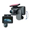 Auto-DVRs, 3-Kanal-Dashcam, 3 Objektive, Auto-DVR-Videorecorder, Dashcam-DVRs, Black-Box-DVR mit zwei Objektiven und Rückfahrkamera, 24-Stunden-Parkmonitor x0804 x0804