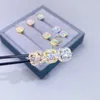 Prezzo più basso Baguette Square Vvs Moissanite 925 Orecchini a bottone in argento sterling