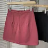 Kjolar 2023 college stil sexig tjej kjol rosa hög midja veckad a-line kort mode casual western