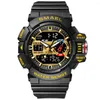 Armbandsur Smael Military Watches Men Sport Watch Waterproof Admitwatch Stopwatch Alarm Led Light Digital Men's Big Dial Clock 8043