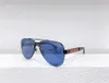 lunettes de soleil design de luxe pour hommes et femmes demi-monture uv400 verres marron style de mode pilote populaire rétro vintage cool lunettes rétro verre livré avec étui d'origine