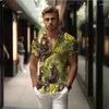 Camicie casual da uomo Camicia estiva Scimmia Stampa 3D Tendenza moda stile vacanza