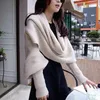 Scarves Unisex Fashion Knitted Scarf With Sleeves Long Wraps Shawls For Winter Autumn H9