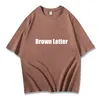 OC0015# Personalized Customized T-shirt Hot Stamping Letter Abbreviation LOGO Unisex Student Class Uniform Team Clothing Color