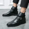 Boots Italy Combat Leather Luxury Brand Chelsea Designer Boots for Men Wedding Dress Formal Safety Ankle Business Winter Elegant Shoes L230806