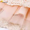 Abiti da ragazza Ma Baby 6M6Y Principessa Toddler Kid Baby Girl Dress Manica lunga Pizzo Bow Tutu Abiti per ragazze Festa Matrimonio Compleanno Costumi x0806