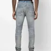 Roupas de grife Amires Jeans Calças jeans Amies Store Tendência Jeans de marca masculino Distressed Skinny Rasgado Motociclista Rock Hip Hop Pant979