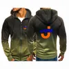 Men's Hoodies 2023 JOFA Hockeyer Winter Men Gradient Hooded Slim Korean Parka Hombre Long Cashmere Windbreaker Cotton Jacket Tops