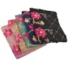 Foulards Femmes Sjaals Coton Floral Broderie Glands Écharpe Strass Musulman Hijab Châles Wraps Plaid Tête Foulard Femme