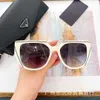 Lunettes de soleil de créateurs de luxe P NOUVEAU COURS DE PAPILFLY Personnalisés de la famille pour les femmes PR126 Réseau rouge Same Triangle Label Plate Line Fashion Sunglasses