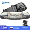 DVR de voiture ADDKEY Full HD 1080P Caméra Dvr de voiture Auto 45 pouces Rétroviseur Enregistreur vidéo numérique Caméscope d'enregistrement à double objectif x0804 x0804