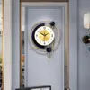 Horloges murales ZL nordique moderne lumière luxe salon horloge maison montre de poche