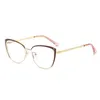 Sunglasses Metal Anti-Blue Light Glasses Women Men Oversized Square Optical Frame Eye Protection Ultra Eyeglasses Office Eyewear