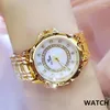 Zegarek z ręką zegarki Diamond Watches Women Top 2023 Stylish Gold Watch Women Stal Stael Stael dla kobiety Bayan Kol Saati