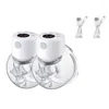 Spoons 2 Pack Electric Breast Pump Wearable S12 Hands Free Mode & 9 Levels 24Mm Flange