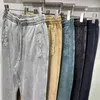 Männer Hosen 2023 Herbst Winter Batik Retro Lose Jogginghose Mann Vintage Volle Länge Kordelzug Elastische Taille Gewaschen Casual Streetwear