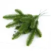 Decoratieve Bloemen 1Pc Kunstmatige Groene Dennennaald Voor Bruiloft Kerst Decoratie DIY Craft Gift Xmas Tree Decor Nep Plant Plakboek