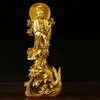 Objetos Decorativos Estatuetas Dragão de Bronze Avalokitesvara Ornamento Estação Guanyin Estátua de Bronze Casa Decoração de Buda Cesta Avalokitesvara 230804