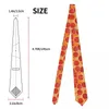 Bow Ties Pepperoni Pizza Unisex Knitler İnce Polyester 8 cm Dar Yiyecek Erkekler İçin Komik İtalyan Boyun Aksesuarlar Cravat Ofis