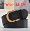 Belts for Women Designer Genuine Leather Luxury Belt Cowhide High Quality Men Belts Bronze Buckle Waistband Cintura Uomo Width 3cm