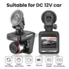 CAR DVRS 2 i 1 bilstreckkamera full HD 1080p radardetektorbil DVR Digital Video Recorder Dash Cam Gsensor Night Vision Video Camera X0804 X0804