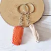 Keychains Artificial Ribs Simulation Food Keychain Women Holder Key Chain Restaurant Client Gift Chef Cook Keyring