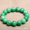 Strand Emerald Jade Armband Mannen Vrouwen Echte Natuurlijke Groene Jades Stenen Armbanden Mode Femme Handgemaakte Armbanden Sieraden Accessoires