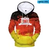 Sudaderas con capucha para hombre Bandera nacional Sudadera con capucha Portugal Argentina Alemania Rusia Brasil EE. UU. Parejas Sudadera Top Blusa Hombres Chaqueta suelta informal